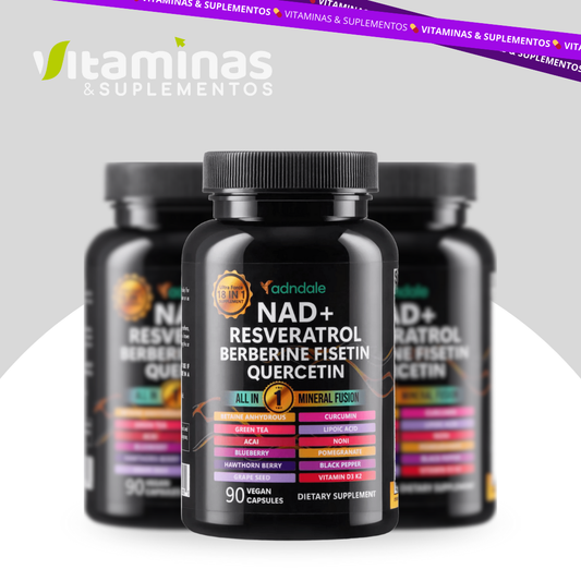 NAD+ & Resveratrol | Energía, Longevidad y Antienvejecimiento